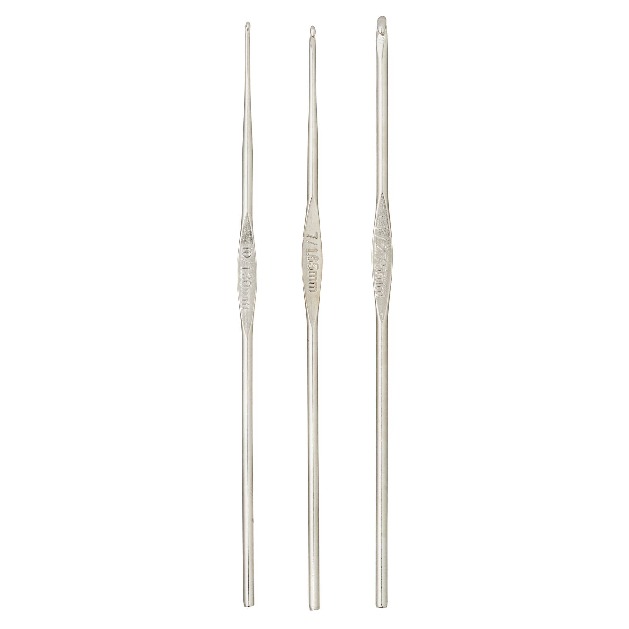 Steel Crochet Hook Set by Loops & Threads®, 1/7/10
